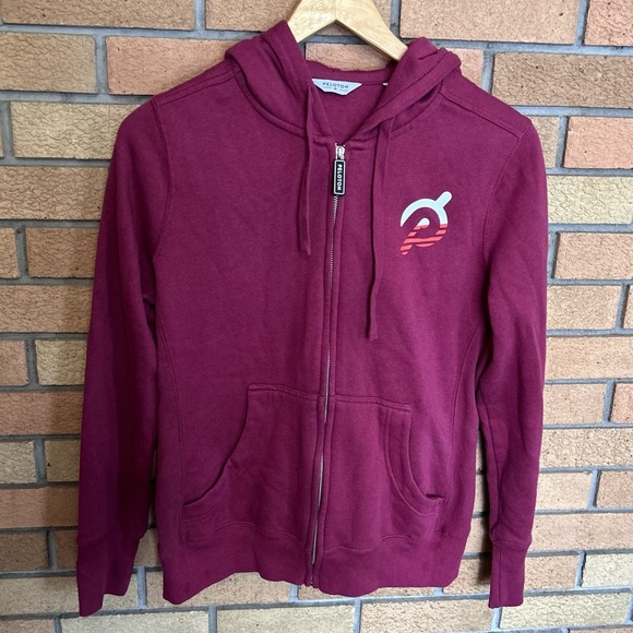Peloton Ultimate Fleece Lined Full Zip Hoodie Women’s Size Medium Logo Active - Picture 1 of 10